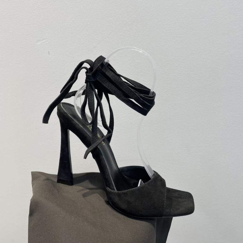 Saint Laurent  High Heeled Strap Sandals SHS05284