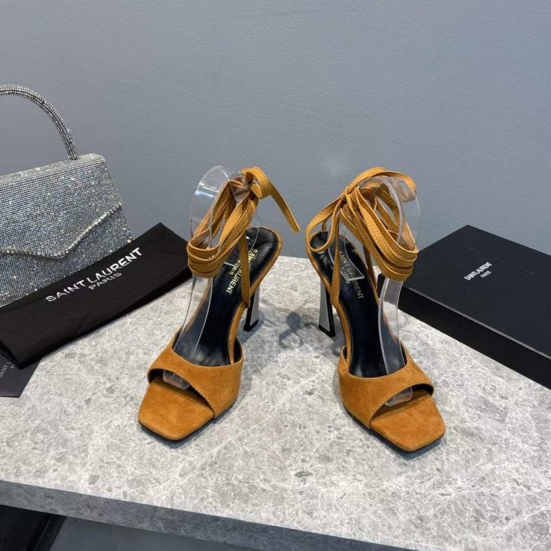 Saint Laurent  High Heeled Strap Sandals SHS05285