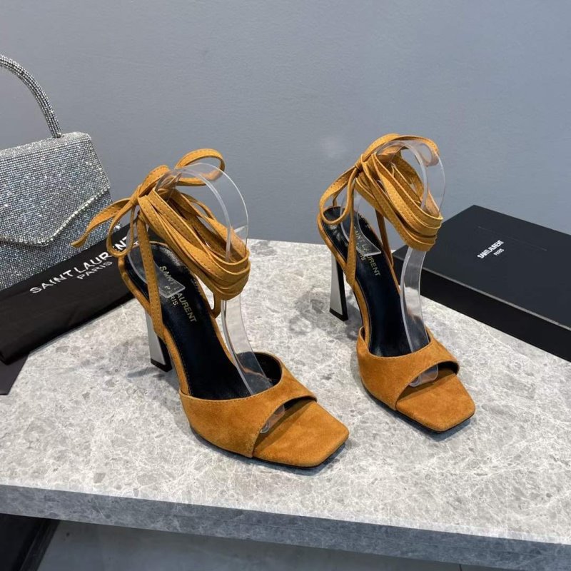 Saint Laurent  High Heeled Strap Sandals SHS05285