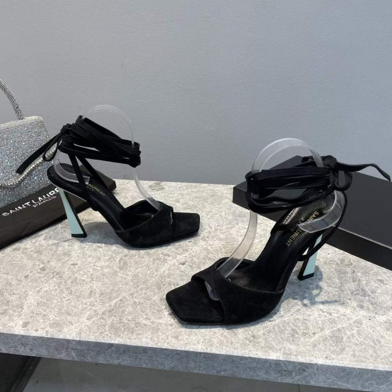 Saint Laurent  High Heeled Strap Sandals SHS05286