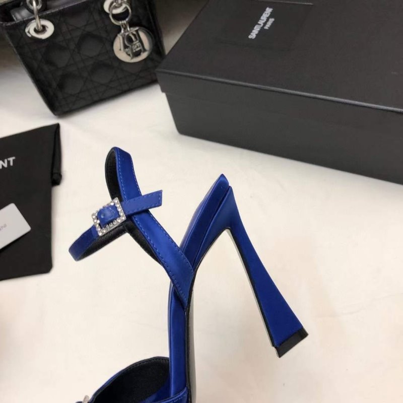 Saint Laurent  Square Toe High Heeled Sandals SHS05265