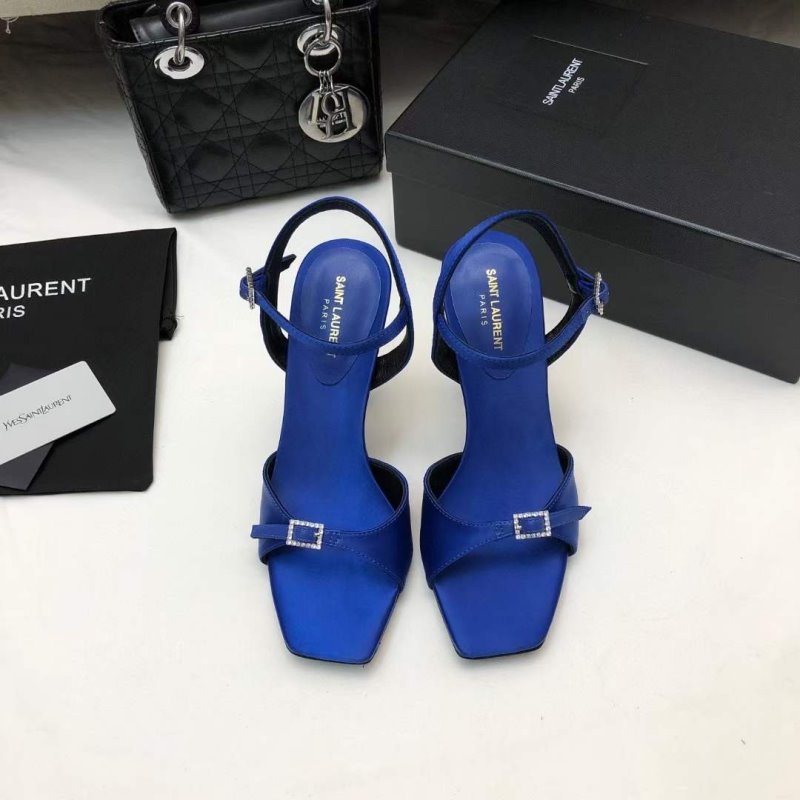 Saint Laurent  Square Toe High Heeled Sandals SHS05265