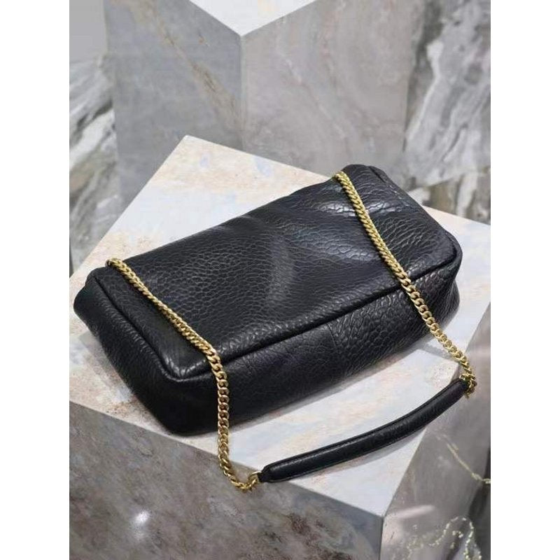 Saint Laurent Calypso Shoulder Bag in Lambskin Leather BGDC0040
