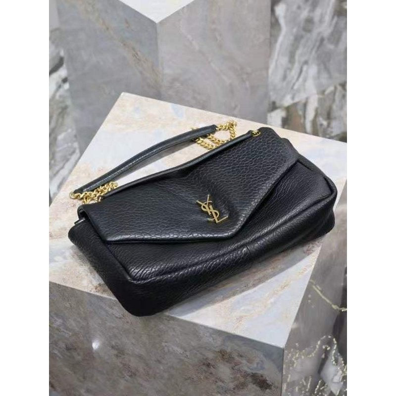 Saint Laurent Calypso Shoulder Bag in Lambskin Leather BGDC0040