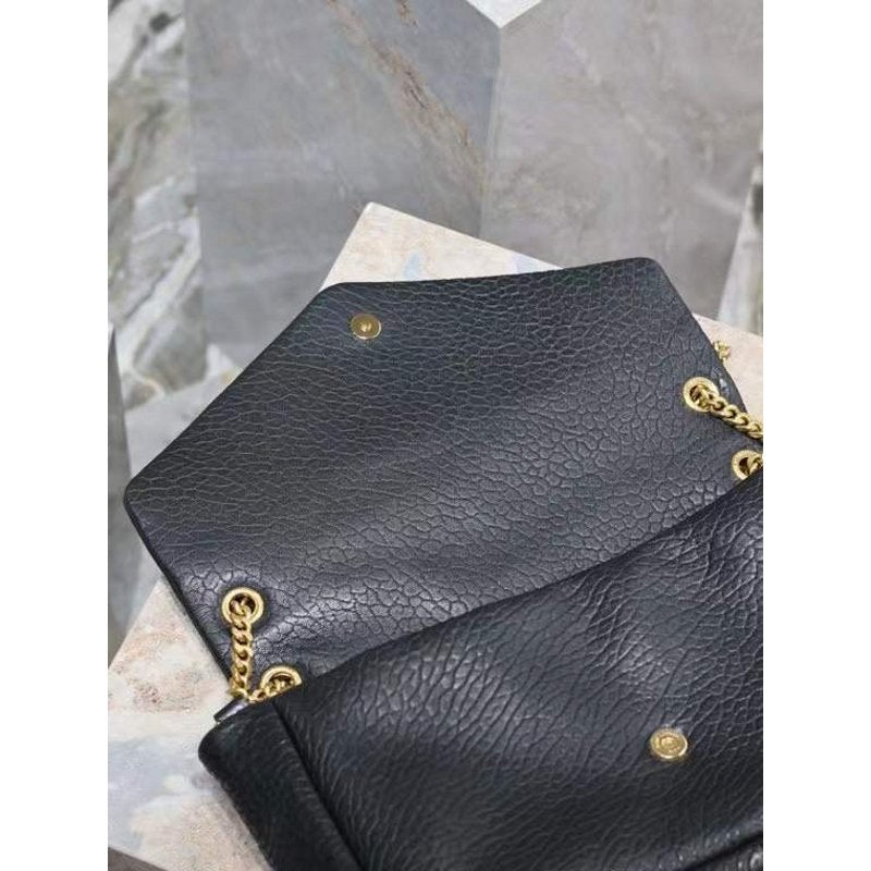 Saint Laurent Calypso Shoulder Bag in Lambskin Leather BGDC0040