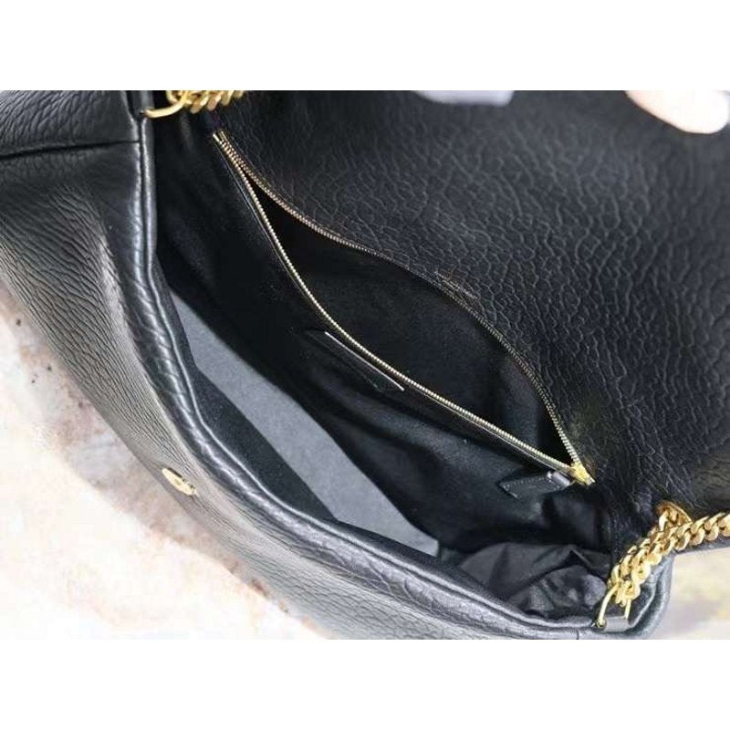 Saint Laurent Calypso Shoulder Bag in Lambskin Leather BGDC0040