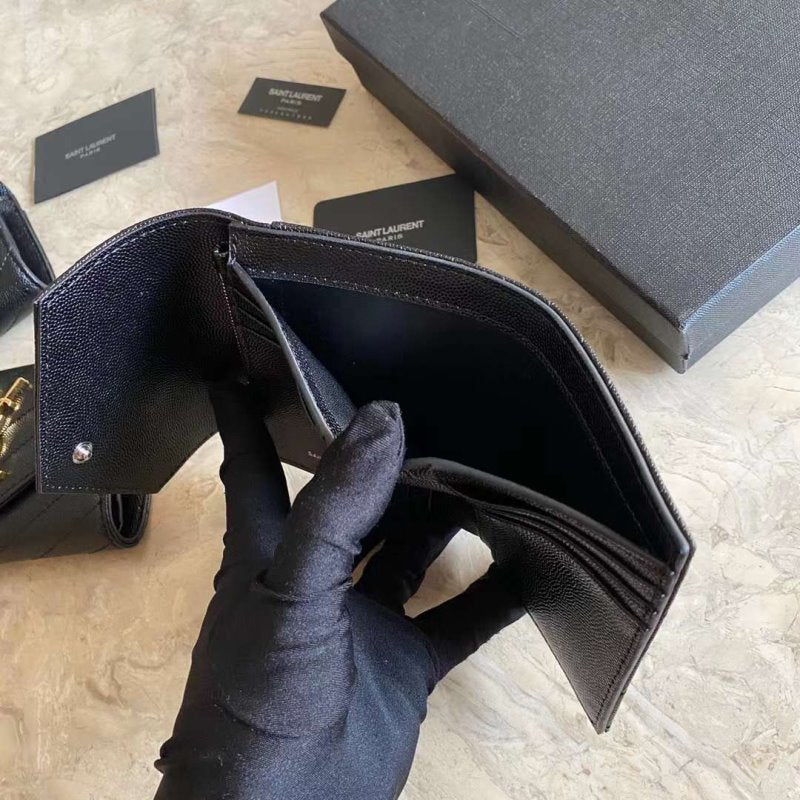 Saint Laurent Caviar Short Wallet WB001349