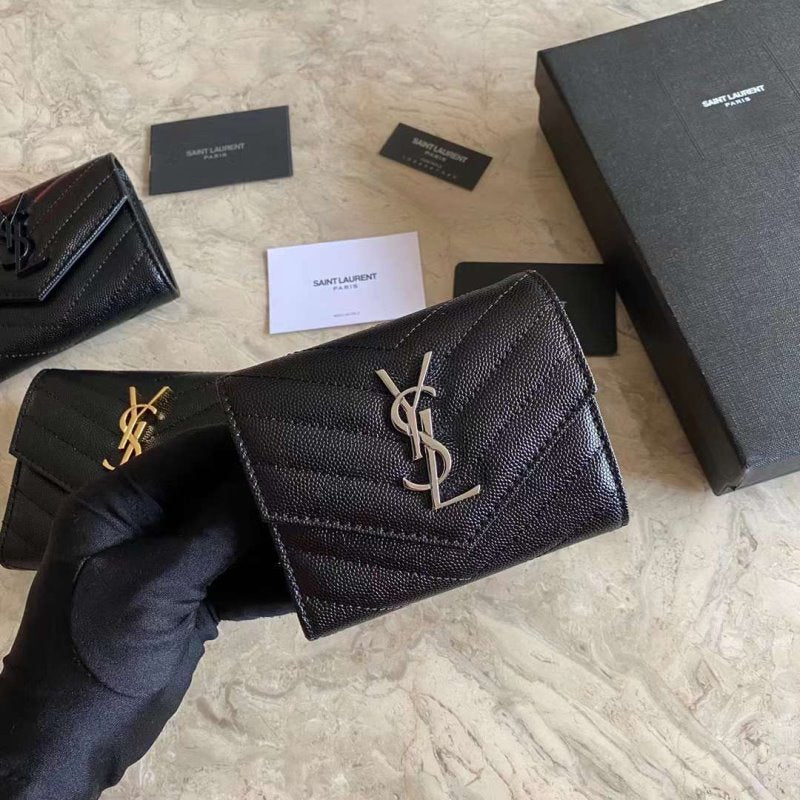 Saint Laurent Caviar Short Wallet WB001349