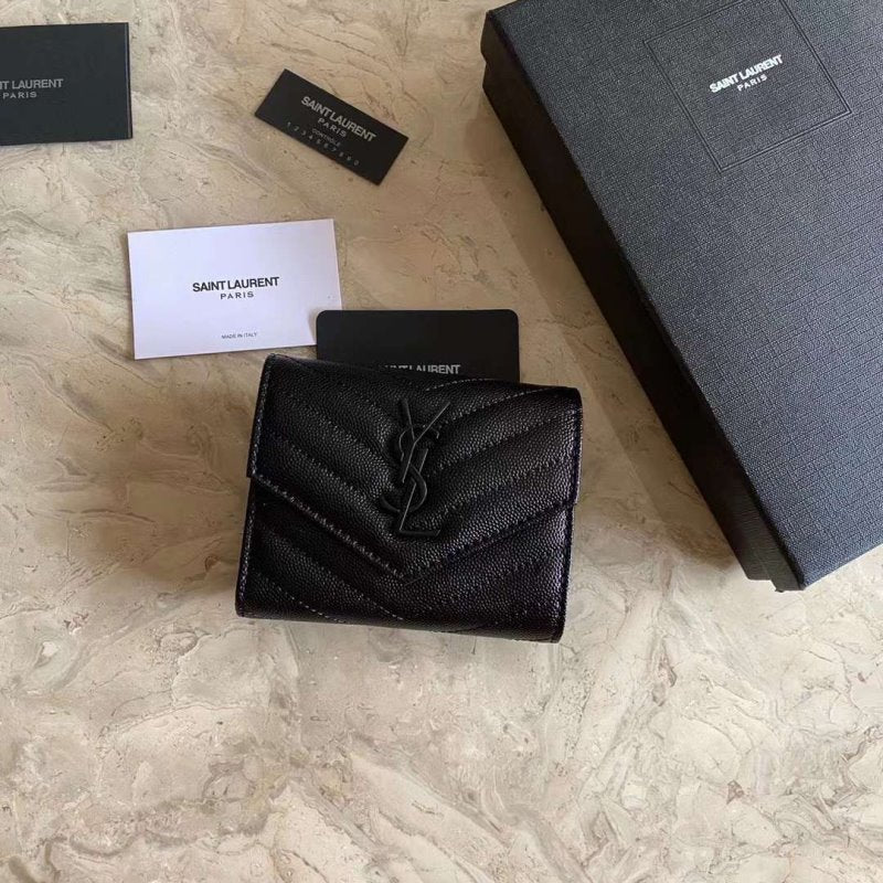 Saint Laurent Caviar Short Wallet WB001350