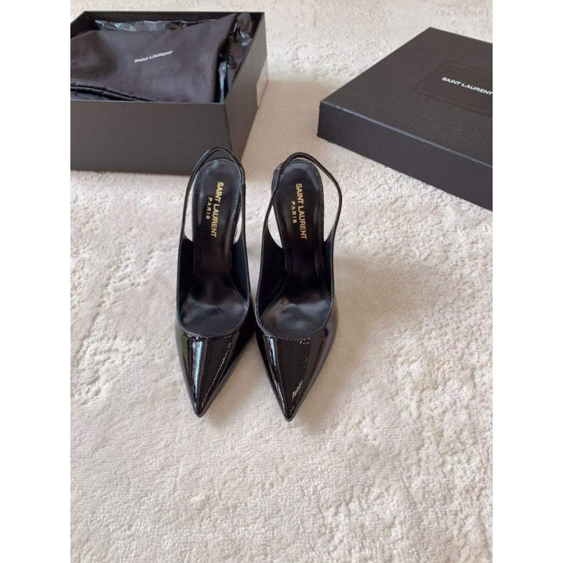 Saint Laurent High Heel Slingback Sandals SH010610