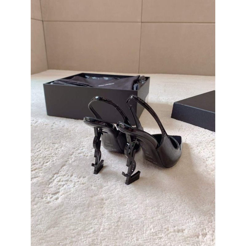 Saint Laurent High Heel Slingback Sandals SH010610