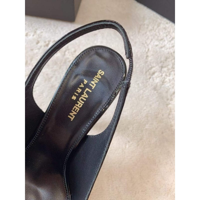 Saint Laurent High Heel Slingback Sandals SH010610