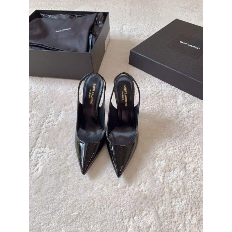 Saint Laurent High Heel Slingback Sandals SH010611
