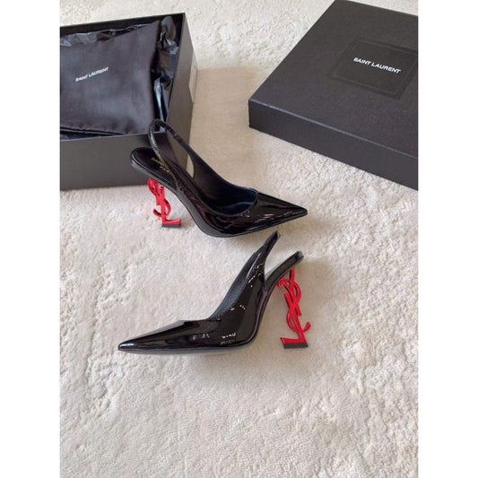 Saint Laurent High Heel Slingback Sandals SH010611