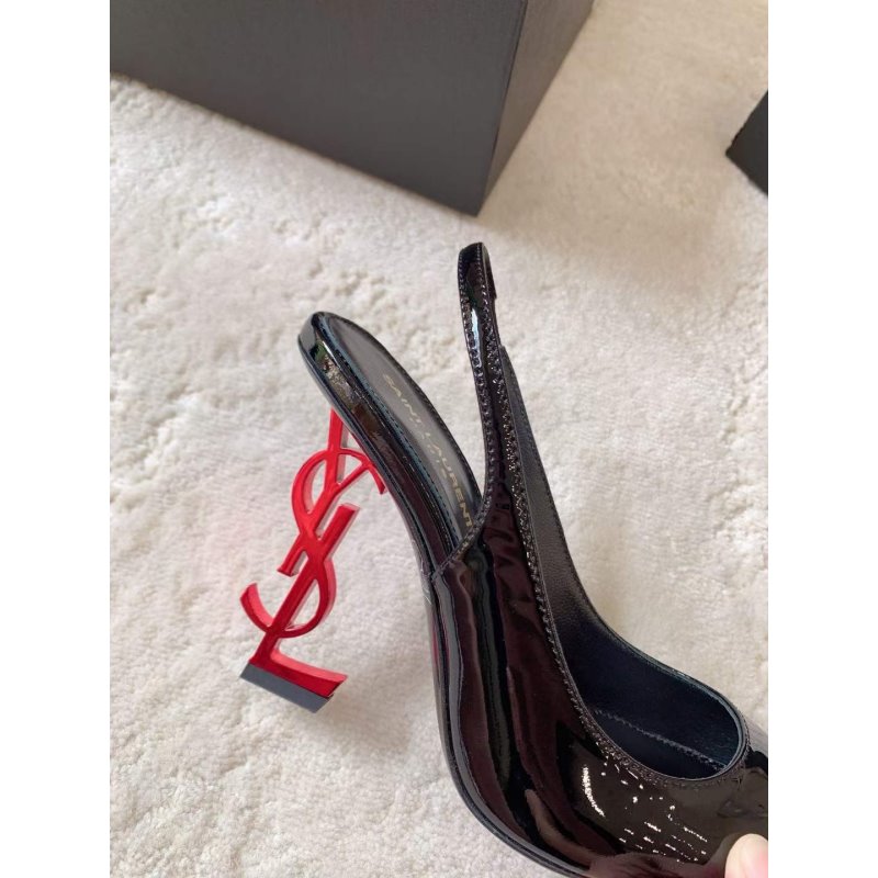 Saint Laurent High Heel Slingback Sandals SH010611