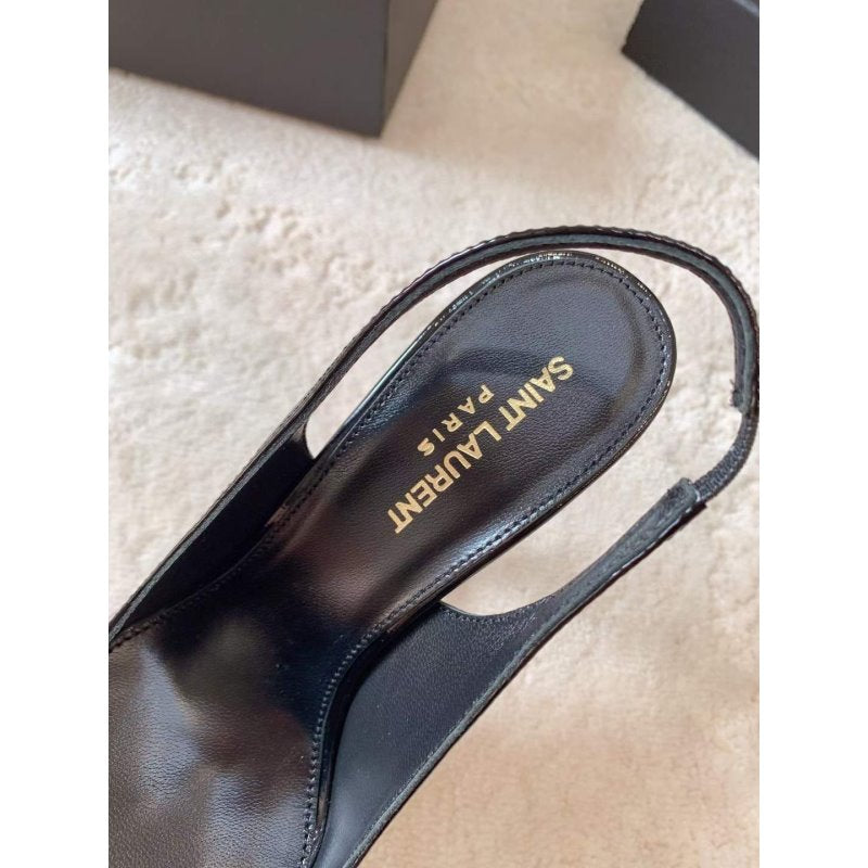 Saint Laurent High Heel Slingback Sandals SH010611
