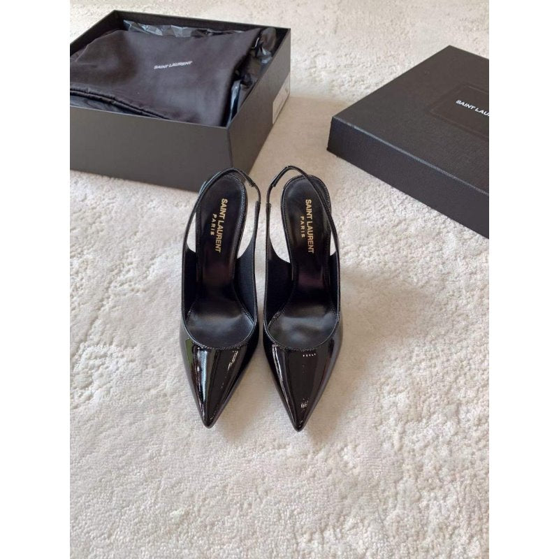 Saint Laurent High Heel Slingback Sandals SH010612