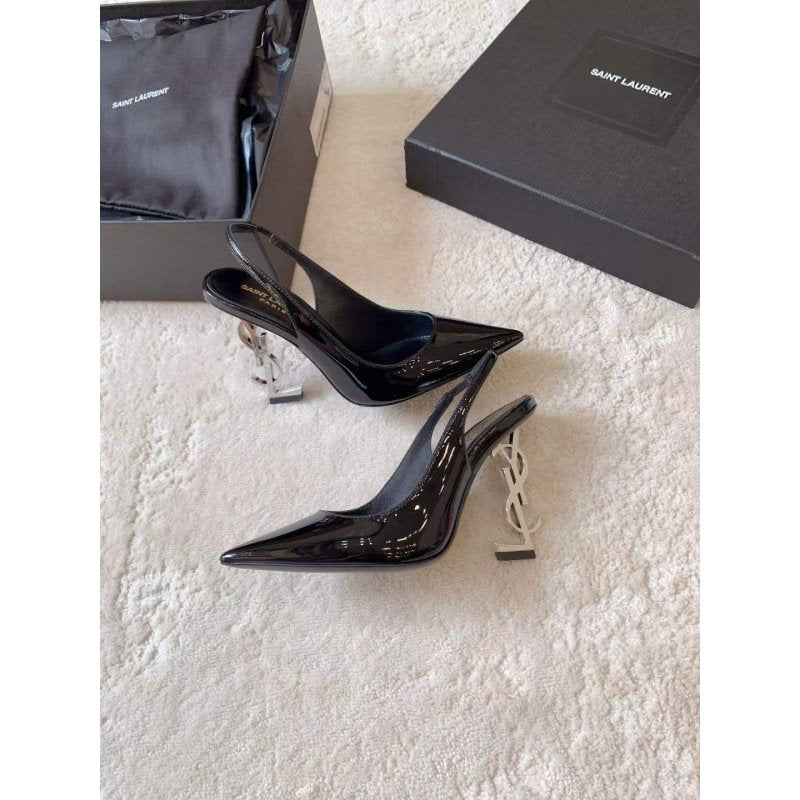 Saint Laurent High Heel Slingback Sandals SH010612