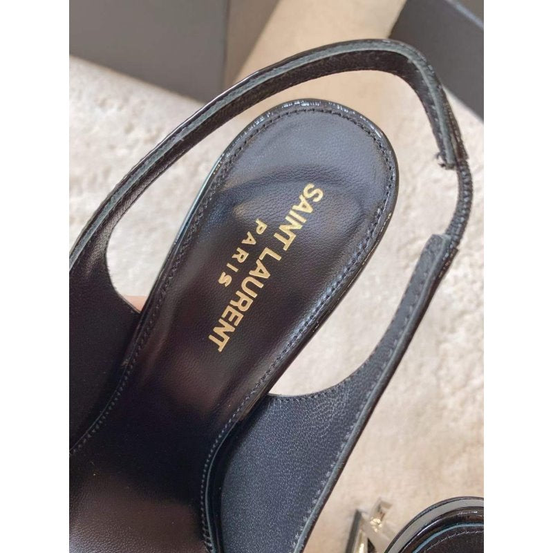 Saint Laurent High Heel Slingback Sandals SH010612