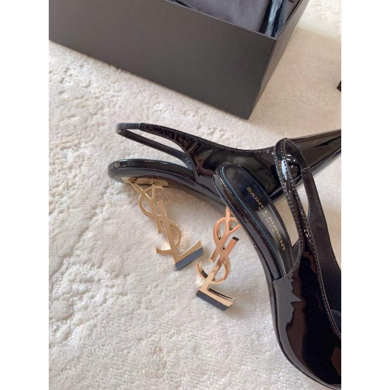 Saint Laurent High Heel Slingback Sandals SH010613