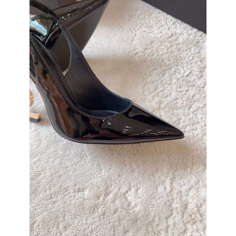 Saint Laurent High Heel Slingback Sandals SH010613