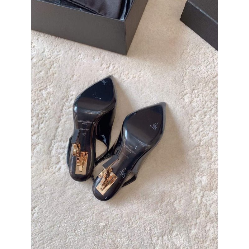 Saint Laurent High Heel Slingback Sandals SH010613