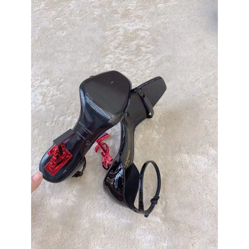 Saint Laurent High Heel Slingback Sandals SH010614