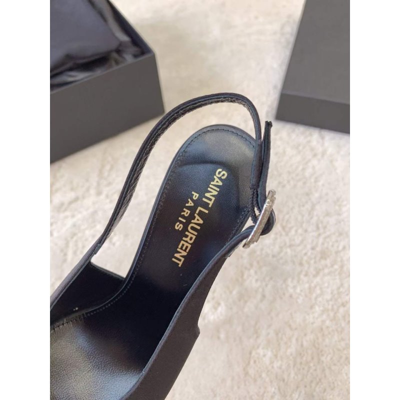 Saint Laurent Satin Sandals SH010598