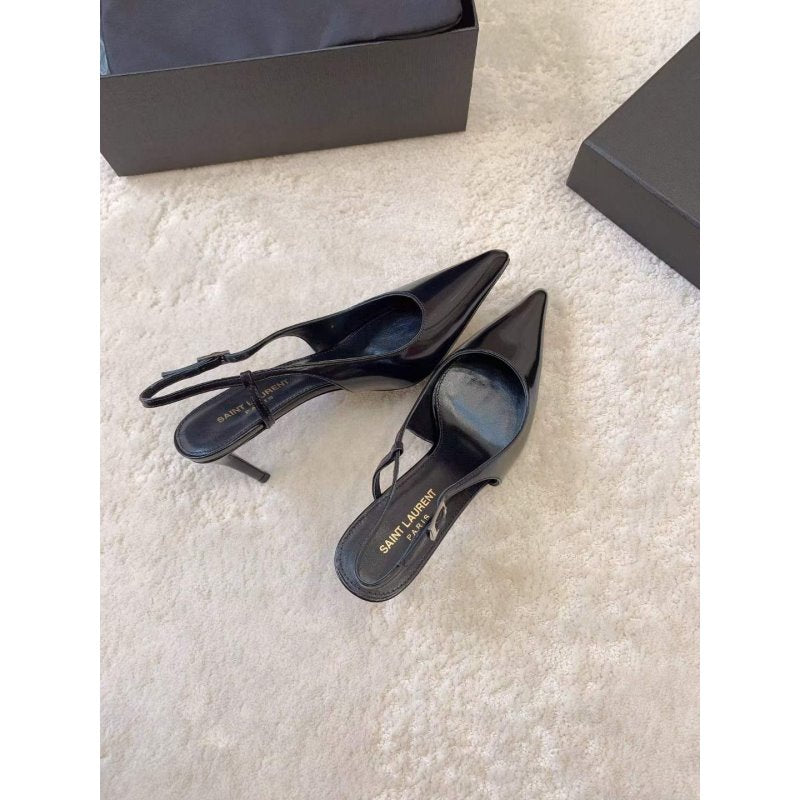 Saint Laurent Satin Sandals SH010601