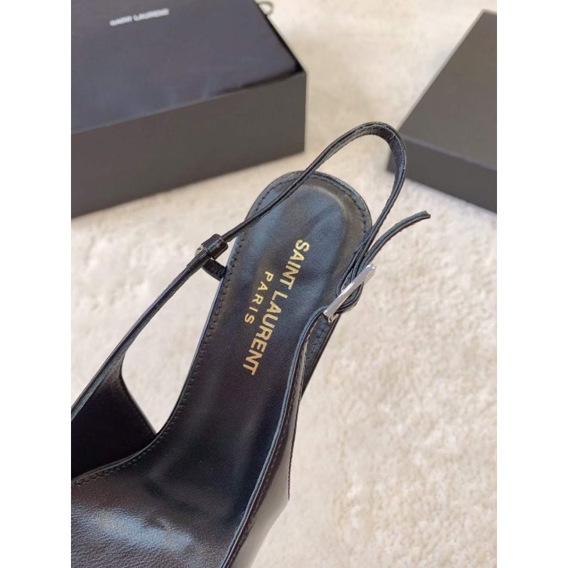 Saint Laurent Satin Sandals SH010601