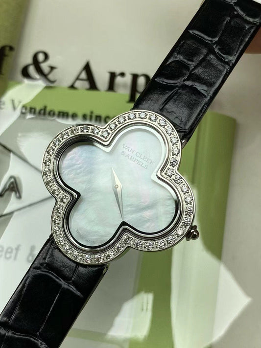 Van Cleef and Arpels Alhambra Four Leaf Wrist Watch WTJN25263