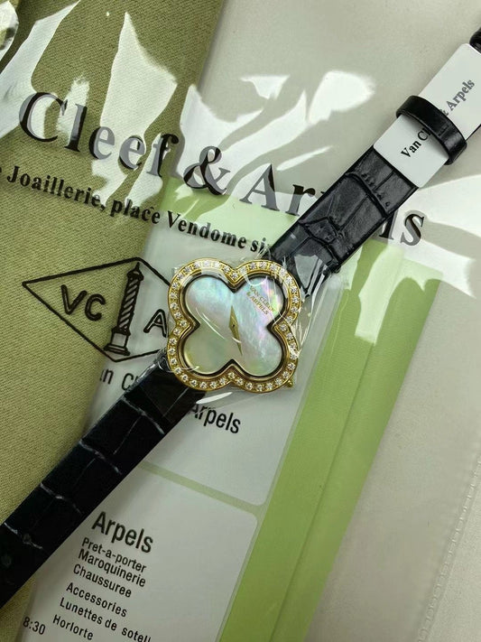 Van Cleef and Arpels Alhambra Four Leaf Wrist Watch WTJN25266