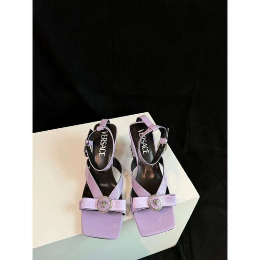 Versace Square Head Heel Sandals SH010657