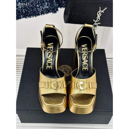 Versace Square Head High Heel Sandals SH010659