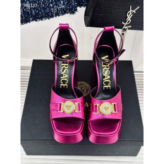 Versace Square Head High Heel Sandals SH010663