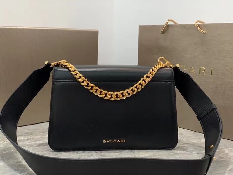 Bvlgari Black Serpenti Forever Shoulder Bag  BVGR00335