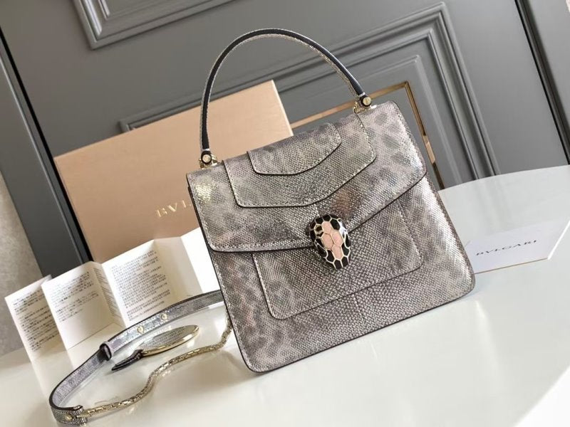 Bvlgari Gray Serpenti Forever Shoulder Bag  BVGR00355