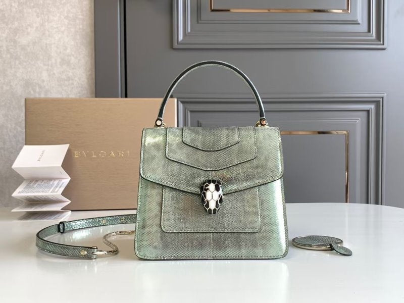 Bvlgari Green Serpenti Forever Shoulder Bag  BVGR00343