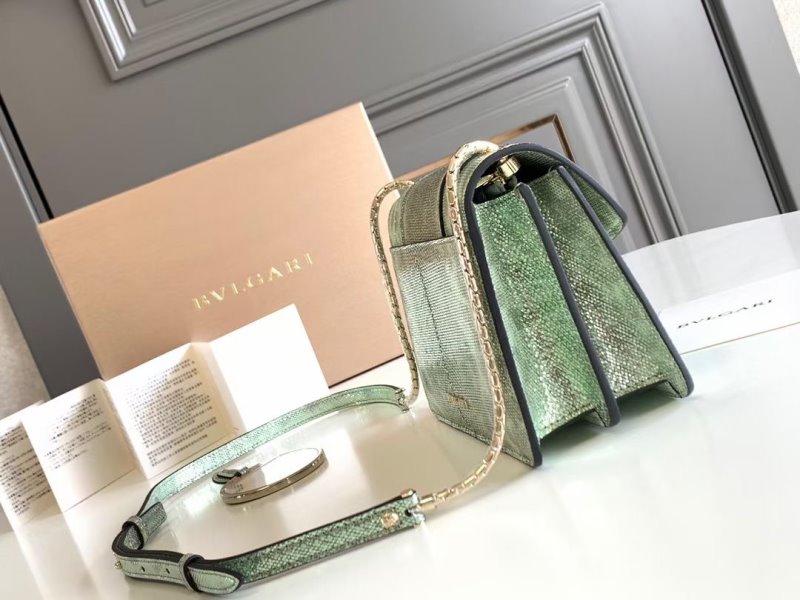 Bvlgari Green Serpenti Forever Shoulder Bag  BVGR00344