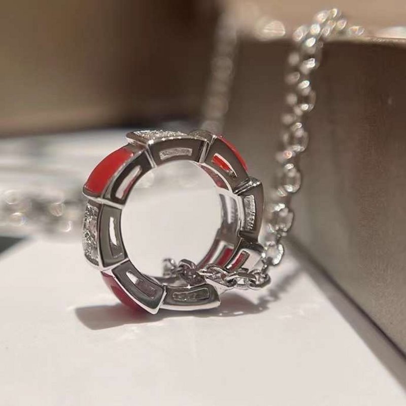 Bvlgari Snake Ring Necklace JWL01214