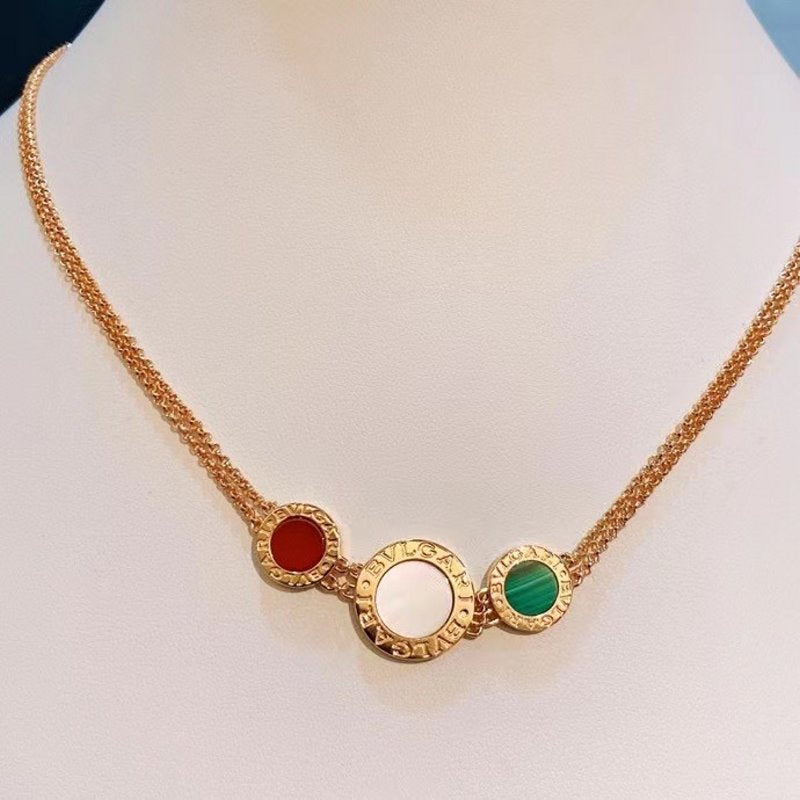 Bvlgari Three Round Necklace JWL00738