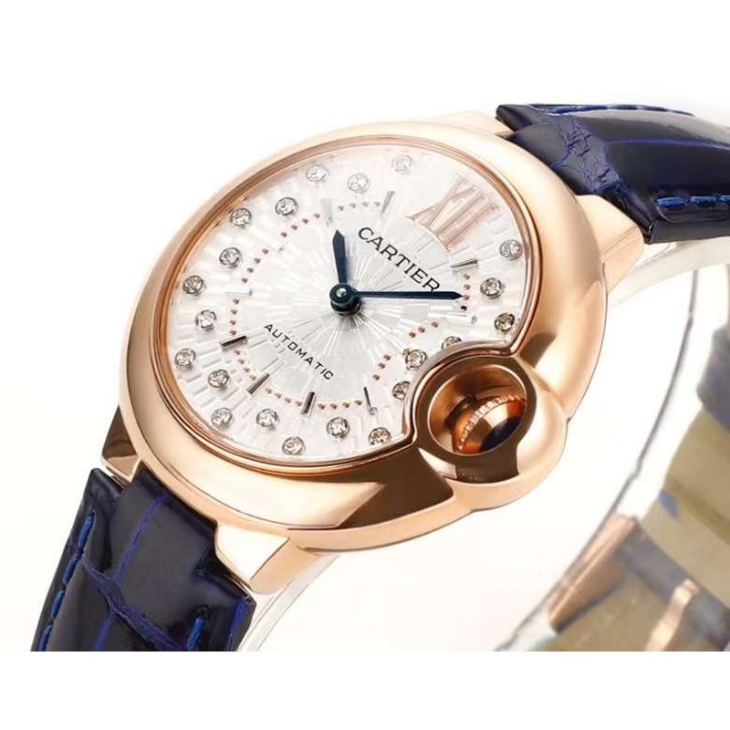 Cartier Blue Ballon Square Wrist Watch WAT02077