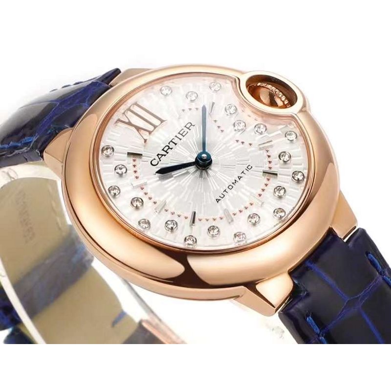 Cartier Blue Ballon Square Wrist Watch WAT02077