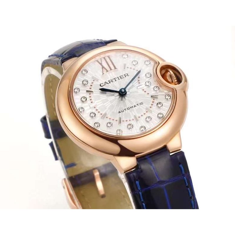 Cartier Blue Ballon Square Wrist Watch WAT02077