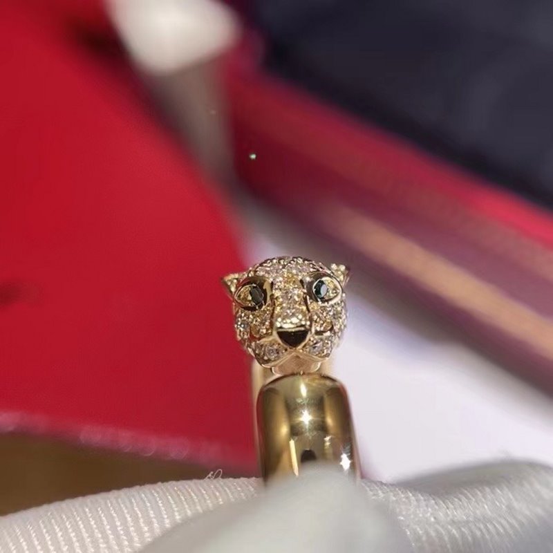 Cartier Leopad Head Ring JWL00835