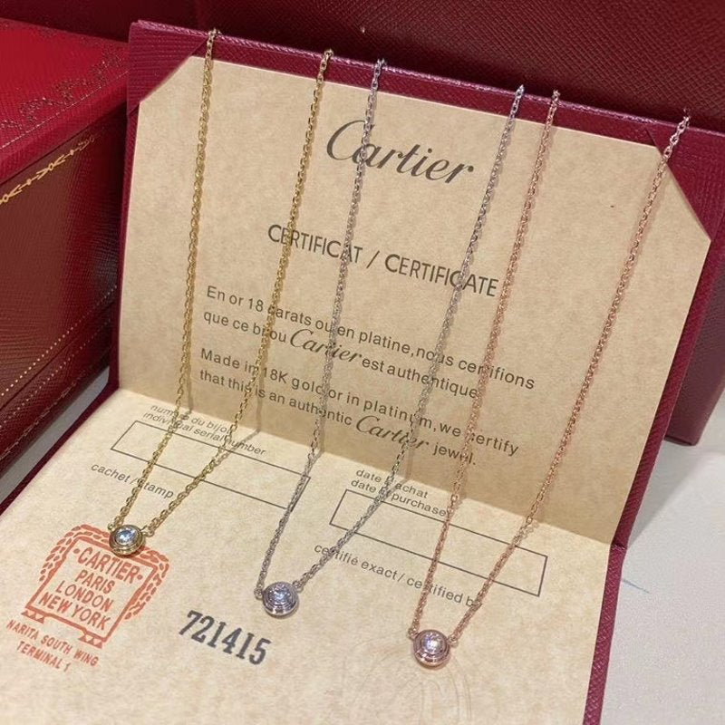 Cartier Mini Diamond Necklace JWL00377
