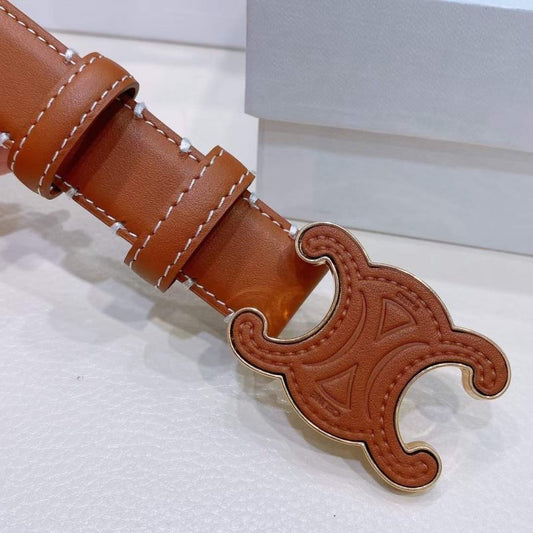 Celine Triomphe Cowhide Belt WB001141