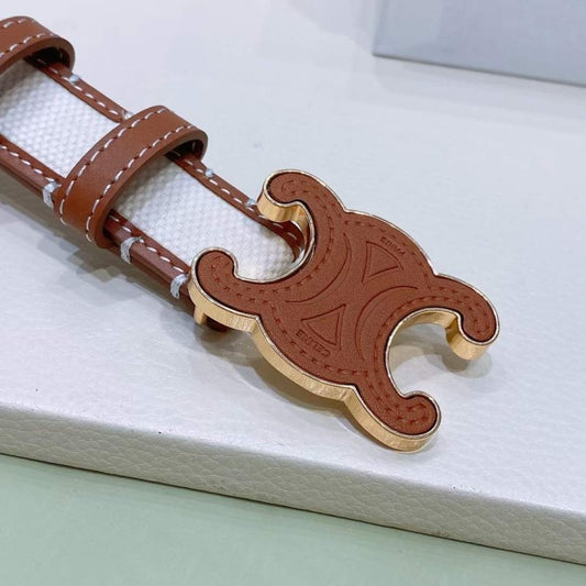 Celine Triomphe Cowhide Belt WB001144