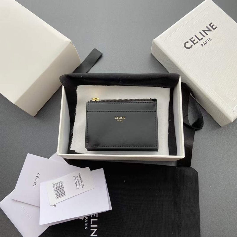 Celine Triomphe Leather Wallet WB001294