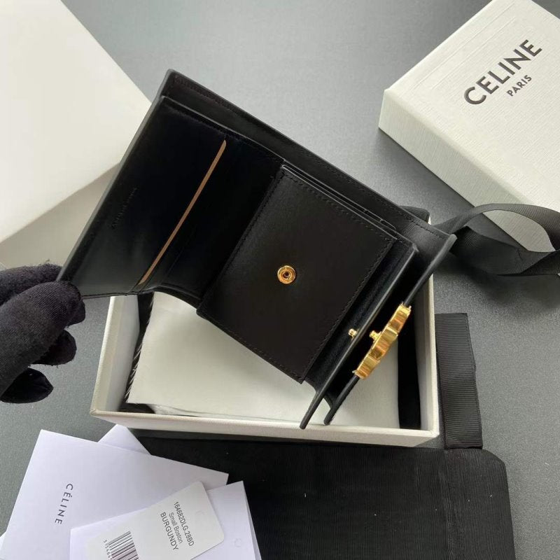 Celine Triomphe Leather Wallet WB001297